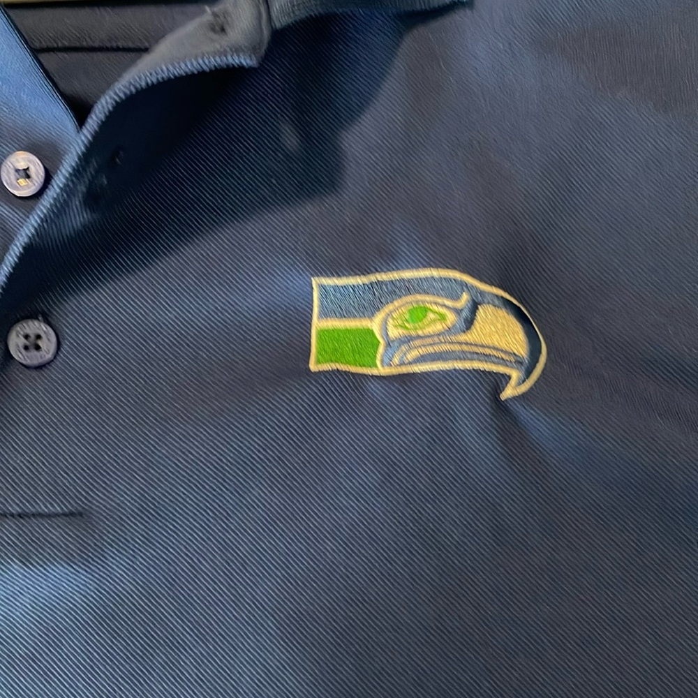 Seahawks short sleeve polo
